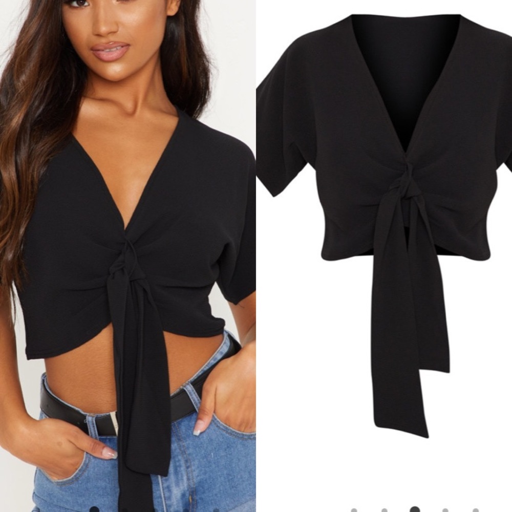 Black Chiffon Blouse